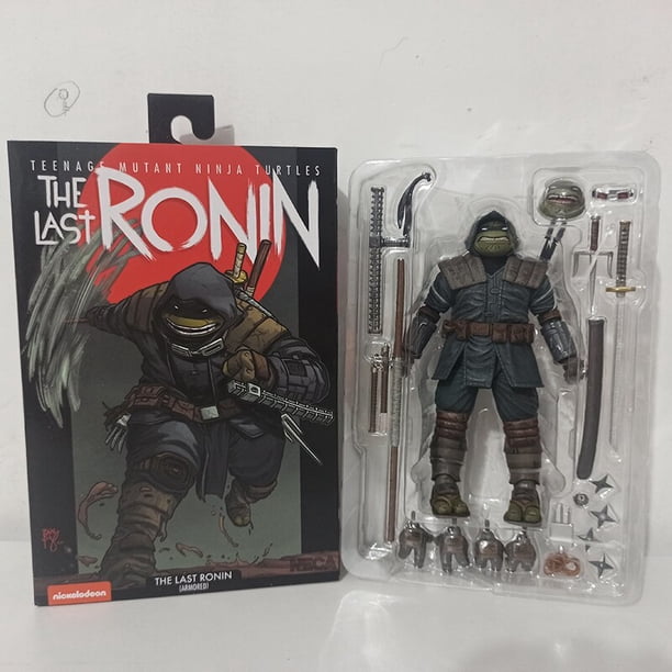 NECA-Teenage Mutant Ninja Turtles, The Last Ronin Armored Turtle Version, Master Rat Figura de acción, Modelo de colección, TMNT Toy Butter zhangmengya unisex