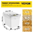 VEVORbrand Ingredient Bin, 10.5 Gallons Capacity Ingredient Storage Bin