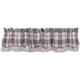 thumbnail image 2 of Chesterfield Check Fairfield Cream with Black and Red 72" x 15.5" Lined Cotton Valance by Raghu, 2 of 2