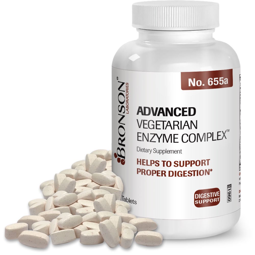 Bronson Advanced Vegetarian Enzyme Complex, 120 Tablets