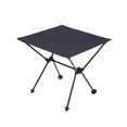 thumbnail image 1 of Sonducket plegable portátil para acampar al aire libre, aleación de aluminio, Picnic, barbacoa, escritorio de ocio Kits de desorden para acampar negro, 1 of 6