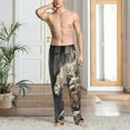 thumbnail image 2 of Sikiie Graceful Snow Leopard Pajama Pants Men, PJ Bottoms, Sleep & Lounge Pants-XX-Large, 2 of 6