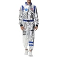 thumbnail image 2 of Men's Jumpsuit for Festivals and Stage Events - Unisex Astronaut Outfit for Performance and Parties, 2 of 8