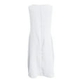 thumbnail image 4 of Annhoo Womens Cotton Linen Dresses Round Neck Sleeveless Plus Size Casual Comfy Beach Long Sundresses with Pockets, 4 of 6