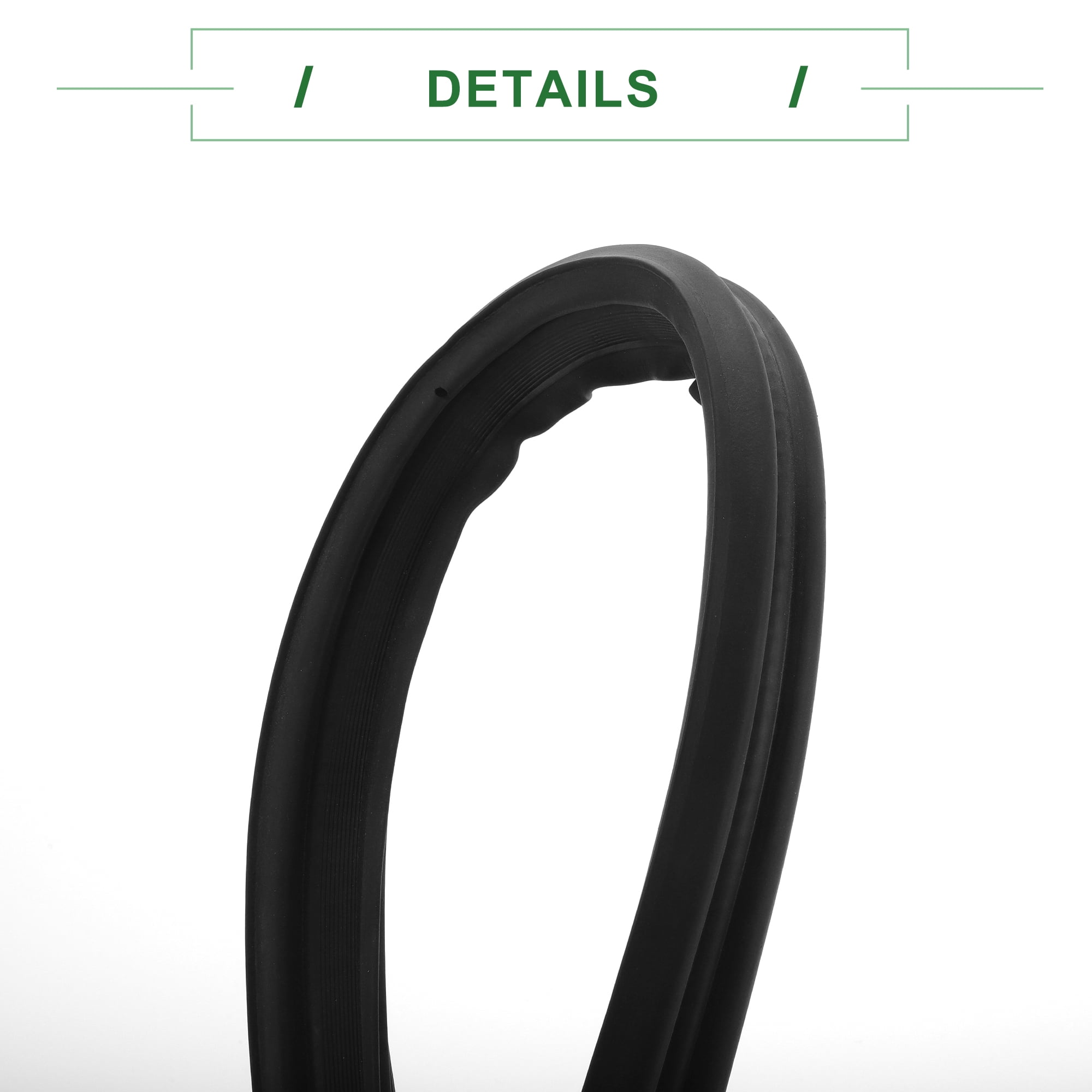 Unique Bargains Rear Trunk Lid Seal Gasket for Honda Accord 2008-2012 Rubber Black