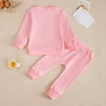 thumbnail image 5 of Futezty Toddler Boys Girls Clothes Fall Winter Outfit Sets, Baby Boy Girl 6 12 18 24 Months 2T 3T 4T 2-Pieces Set Sweatshirt + Pants, 5 of 7