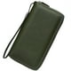 thumbnail image 1 of Cartera Bveyzi de piel con bloqueo RFID para mujer, color verde oliva, 1 of 5