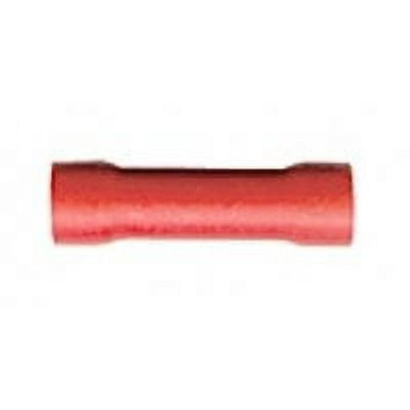 3M Scotchlock Vinyl Insulated Butt Connector 22-18 Gauge (Red) - 100 Pack