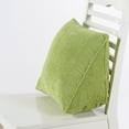 thumbnail image 2 of SUYOLL Corduroy Triangular Lumbar Pillow Removable Washable Cover Back Support Cushion Plain Decorative Throw Pillow For Office Chair Car Seat Bedroom Reading Rest Indoor Daily Use, 2 of 6