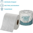 thumbnail image 4 of Pacific Angel Soft ps 16880 White 2-Ply Premium Embossed Bathroom Tissue, 4.05" Length x 4.0" Width (Case of 80 Rolls, 450 Sheets Per Roll), 4 of 6
