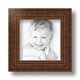 thumbnail image 2 of ArtToFrames 5x5 Inch Walnut Picture Frame, This Brown Wood Poster Frame is Great for Your Art or Photos, Comes with Regular Glass (4096), 2 of 8