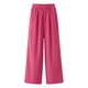 thumbnail image 5 of Ceisia Men's All-Season Solid Color Wide Gift Leg Pants Ice Silk Drape Fabric Elastic Waist Drawstring Pockets for Outdoor Casua l Daily, 5 of 5