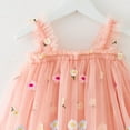thumbnail image 4 of Avrntaa Toddler Girls Summer Dress Sleeveless Floral A Line Dress Tulle Sweet Sundress for 1-7Y, 4 of 5