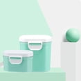 thumbnail image 4 of Dispensador de fórmula portátil con estuche para leche sin BPA, alimentos Verde l, 4 of 9