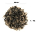 thumbnail image 3 of (4 pack) Darling Kinky Curly Afro Puff Drawstring Ponytail, #1/27, Adult, Female, 3 of 9