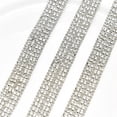 thumbnail image 4 of Cadena De Diamantes De Imitación, Apliques De Diamantes De Imitación, Material De Primera Calidad, 2 Yardas De Largo, Resistente Y Duradero Para Ropa, Vestido, Jarrón, 4 of 7
