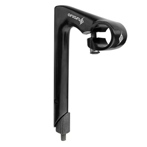 Origin8 Classic Pro Quill Stem Road Quill Stem 80mm 26mm -18 Deg Black Aluminum