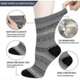 thumbnail image 2 of 6 Pairs Winter Socks Men Wool Socks Mens Thermal Nordic Socks Warm Socks For Men, 2 of 5
