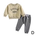 thumbnail image 1 of 100CM Vert Bébé Bambin Automne Hiver Tenues Imprimé Sweat-Shirts à Manches Longues M8 L8M3, 1 of 9