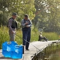 thumbnail image 5 of Sac de Conteneur d'Eau de Camping, Congelable, Pliable, Portable, Réutilisable pour Voyage Longue Distance, Randonnée, Bleu, 5L, 5 of 5