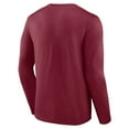 thumbnail image 3 of Men's Burgundy Colorado Avalanche Team Covert Long Sleeve T-Shirt, 3 of 3
