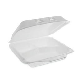 SmartLock Foam Hinged Lid Container, Small, 3-Compartment, 7.5 x 8 x 2.63, White, 150/Carton SmartLock Foam Hinged Lid Container, Small, 3-Compartment, 7.5 x 8 x 2.63, White, 150/Carton