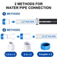 FOTING 2HP 115V Dual Speed Self Priming Pool Pump, 3000/6500GPH for ...