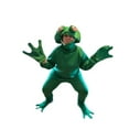 thumbnail image 3 of Rohuuque Adult Plush Frog Jumpsuits Funny Novelty Hooded Playsuit Dress Up Festival Animal Green Jumpsuit One Piece Green, 3 of 4