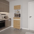 thumbnail image 2 of Generic Tall Kitchen Storage Cabinet - Doors, Drawer, Microwave Shelf (79"H), 2 of 8