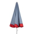 thumbnail image 6 of Oniva 5.5 Ft Portable Beach Umbrella with UPF 50 plus Sun Protection and Tilt Pole, Blue Pinstripe Pattern, 6 of 10