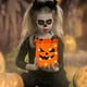 thumbnail image 4 of Decoraciones de Halloween, bolsas de dulces de Halloween con LED, bolsas para fiestas de Halloween, bolsas de dulces, cubos reutilizables multiusos para niños, suministros de Halloween, recuerdos, alm, 4 of 6