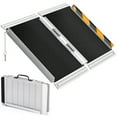 thumbnail image 1 of QinaQin Portable Folding Aluminum Wheelchair Ramp, Non-Slip Threshold Ramp for Home, Curbs, Cars and Scooters, 1 of 8