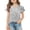 #A12-Gray, variant on Girls Tee Shirts 7-16 Summer Double Layer Ruffle Short Sleeve Toddler T-Shirt Tie Dye Girls Shirts Trendy Crewneck Cotton Tops