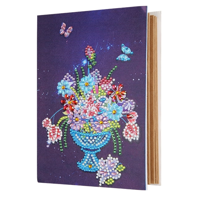 Irfora DIY 5D álbum de fotos de diamantes hecho a mano 175x120mm cubierta de álbum de bordado de diamantes decoración de diamantes Irfora Álbum de fotos de diamantes