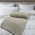 thumbnail image 2 of LCM Home Solid Colored Microfiber Down Alternative Blanket, 2 of 4