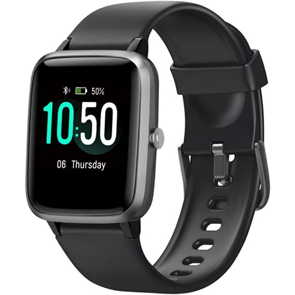 JHIJHOO Smart Watch Fitness Tracker Watches for Men Women, Fitness Watch Heart Rate Monitor IP68 Waterproof Digital Watch with Step Calories Sleep Tracker, Smartwatch Compatible iPhone Android Phones