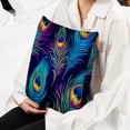thumbnail image 6 of Peacock Feathers Chair Pillow Covers Set of 2 Throw Pillow Decorative Pillows Velvet with Unique Patterns for Various Occasions - Available in 16x16, 18x18, and 20x20 Inches, 6 of 6