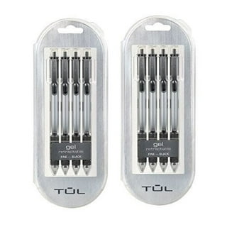  TUL® Fine Liner Felt-Tip Pen, Ultra-Fine, 0.4 mm, Silver  Barrel, Assorted Ink Colors, Pack Of 12 Pens : Office Products