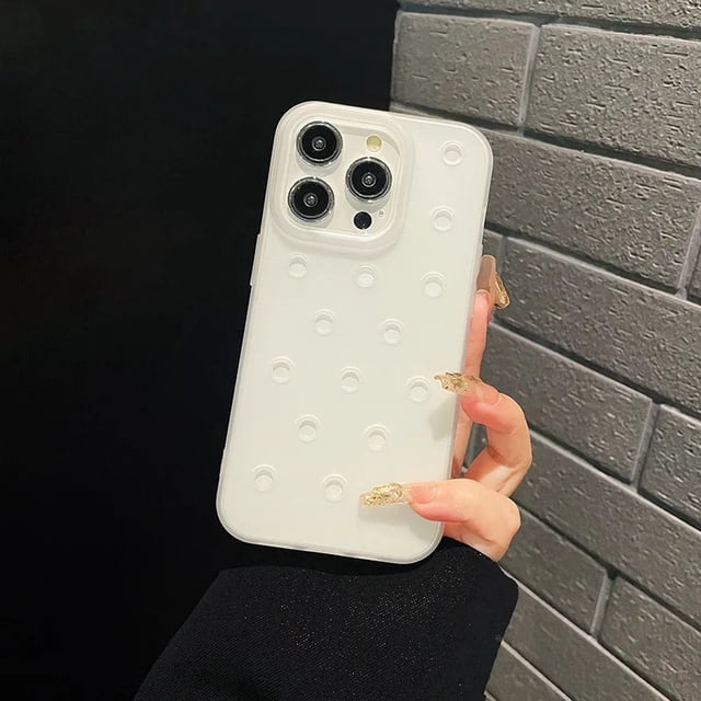Agujero comercial transfronterizo DIY refrigeración para Apple 15ProMax funda de teléfono 16/14 nueva funda protectora verano Compatible teléfono móvil Hous