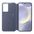 thumbnail image 1 of SAMSUNG Galaxy S24+ Plus S-View Wallet Phone Case Protective Cover with Smart Small Screen View Finger Tap Control Slim Design Card Holder Pocket US Version EF-ZS926CVEGUS Violet, 1 of 5
