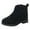 Black, variant on Krdevn Girls Shoes Solid Color Short Boots Non Breathable Women Boots,Toddler Girl Shoes,Boys Shoes,Size:2