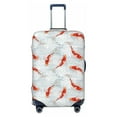 thumbnail image 2 of Goofa Koi Fish Corals,Spring Summer Pattern Luggage Covers For Suitcase,Suitcase Cover Protector Fit 18-32 Inch Luggage-Small, 2 of 9