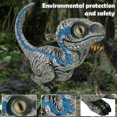 thumbnail image 6 of Eummy Animals Simulation Dinosaur Home Decoration Resin Craft Lifelike Velociraptor Model Desktop Ornament Birthdays Christmas Gift for Boys and Girls Cool Toys for Children, 6 of 10