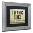 thumbnail image 3 of Trademark Fine Art "Titanic" Canvas Art by Color Bakery Black Matte, Silver Frame, 3 of 4
