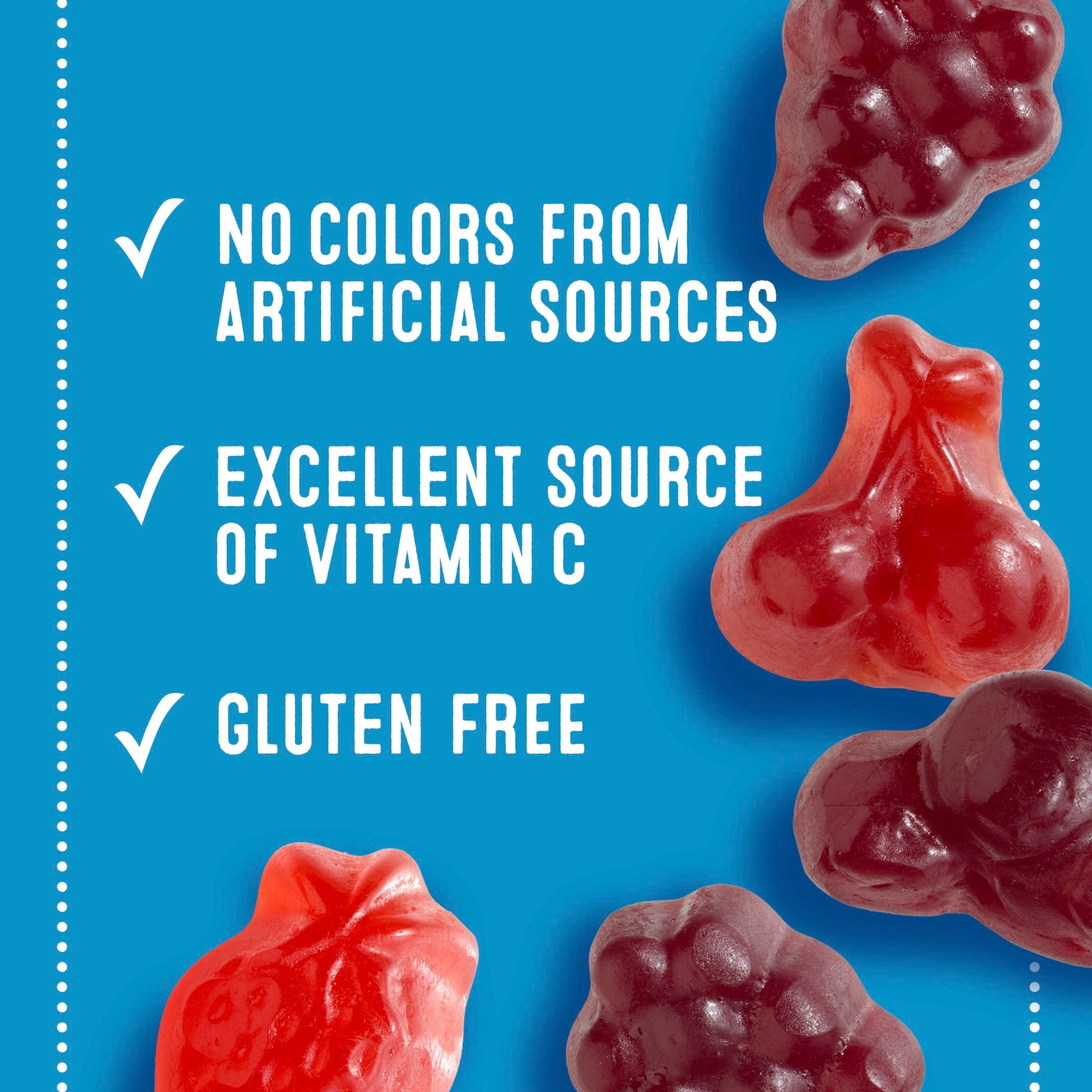 (4 pack) Mott's Berry Fruit Flavored Snacks, Valentine's Day, Family Pack, 40 Count, 32 oz