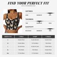 thumbnail image 5 of Daiia Flowe Rooster Printed Women's Sports Bra, Breathable Activewear Bra with U-Back Design and Removable Pads, Comfortable and Supportive for Yoga, Workout-X-Large, 5 of 8