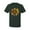 Forest Green, variant on Sunflower Animal Print Fashion Men's Graphic T-Shirt, Safety Green, Small