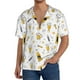 thumbnail image 1 of Fotbe Beer Camisa Estampada de Manga Corta para Hombre, Casual de Verano, Estilo Playero, Sin Arrugas-Large, 1 of 5