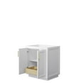 thumbnail image 2 of Wyndham Collection Miranda 30" No-Sink Wood Single Bathroom Vanity in White/Gold, 2 of 2