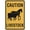 Warning Sign 4, variant on Caution Livestock Horse And Cow Sign Metal Signs 8"x12"ch Rust Free Aluminum,Uv Ink Printing,DurableWeatherproof Outdoor For Home
